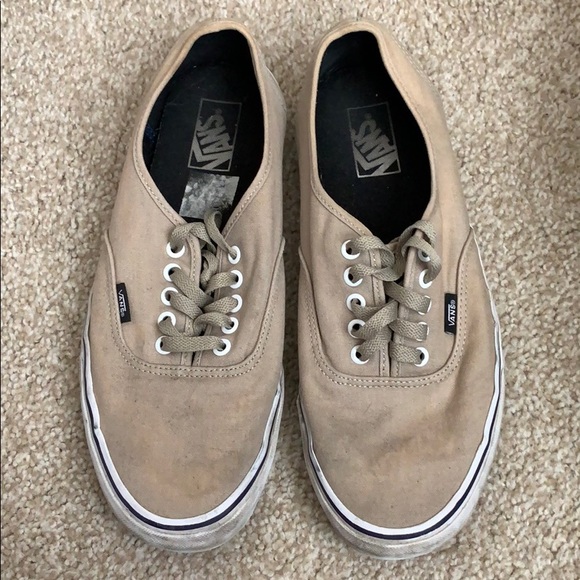 Vans Shoes | Mens Tan Vans | Color: Cream/Tan | Size: 11 | Tatumboldt003's Closet
